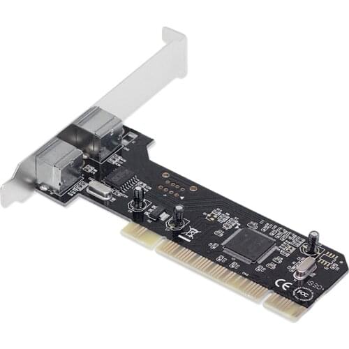 2 Ports Ps2 Ps/2 Pci Card+Low Profile Bracket Pci Ps2 Card For Pc Without Usb