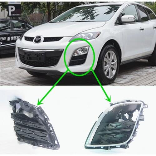 Car body front bumper grille bumper vents fog lamp cover for Mazda CX7 2009-2010 model ER