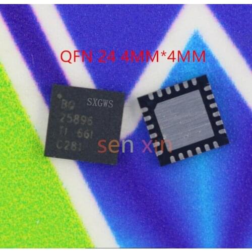 Free shipping 1PCS 100% New and original BQ25896RTWR BQ25896 25896 QFN-24 Chipset