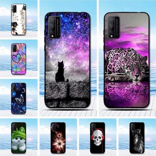 For Honor Honor Play 4T Pro Case 6.3" Silicon Soft TPU Phone Case for Huawei Honor honor Play 4t Pro Back Cover Funda Coque Capa