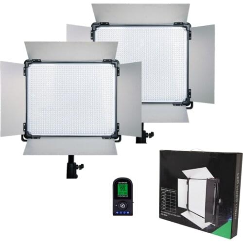 DHL Free 2 pcs Brand Dison Remote Control LED Lamp E-528II 40W 524 LED Slim video light Studio Photography led video Lighting