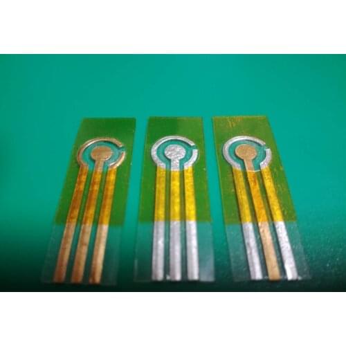 Electrochemistry of flexible gold electrode, silver electrode, gold and silver composite electrode and reference electrode