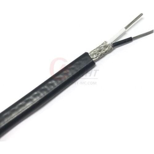 J Type Multi Stranded 2*7*0.3mm PVC Insulated Tinned Copper Mesh Shielded JXVPV-IEC-CH Thermocouple Wire