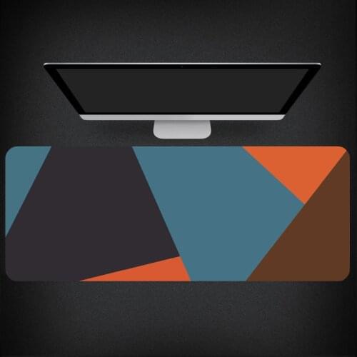 Polygon Gaming Mouse Pad Cool Large 80x30cm Gaming MousePad Gamer Durable Non-Skid Keyboard pad Office Laptop Notebook Desk Mat