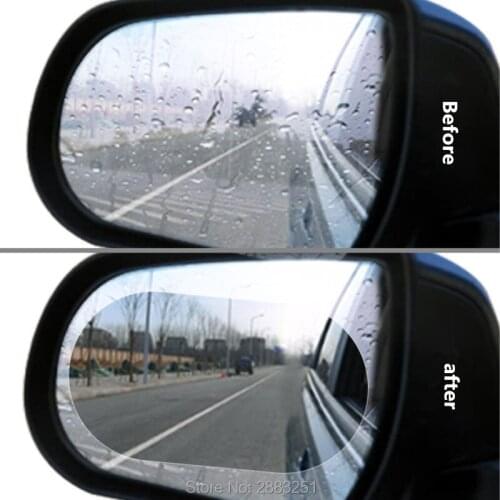 2pcs Car Motorcycle Rearview Mirror Rain Film Sticker Car Styling for infiniti fx35 q50 g35 g37 Toyota corolla rav4 Accessories