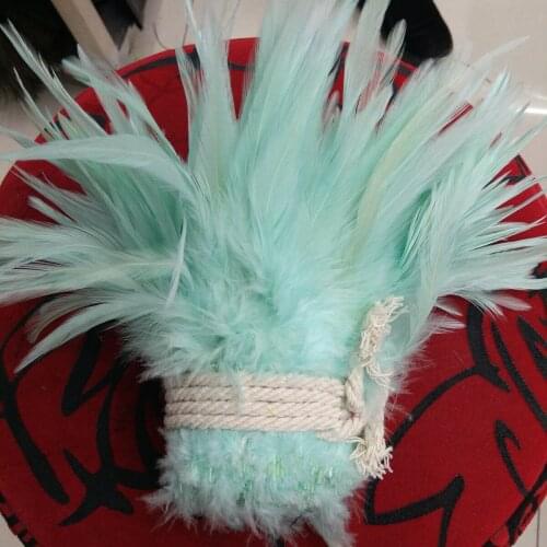 Wholesale 20pcs Navy Natural Cock Feather 4-6 inch/10-15 cm Stage Performances Wedding Home Decoration