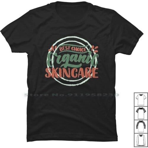 Organic Skin Care2 T Shirt 100% Cotton Cartoon Organ Movie Comic Tage Skin Game Care Ski Age Ny Me