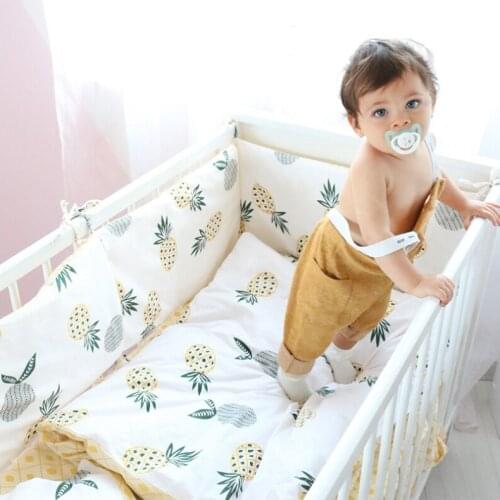 Nordic wind ins baby cotton quilt cover baby cotton three piece bed sheet can be customized newborn cotton quilt cover