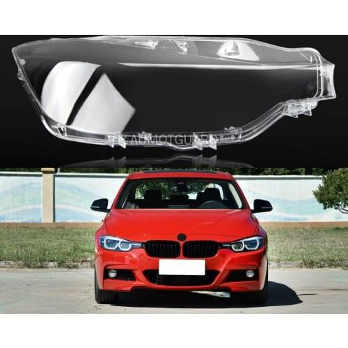 Car Headlight Lens For BMW F30 F35 3 Series 2016 2017 2018 Transparent Car Headlight Headlamp Lens Auto Shell Cover