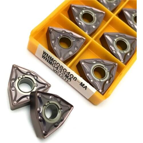 WNMG080408 MA VP15TF External Turning Tool Carbide Inserts CNC turning insert WNMG 080408 metal Cutting tool