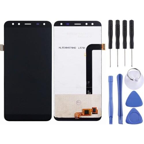 LCD Screen and Digitizer Full Assembly for LEAGOO S8(Black)