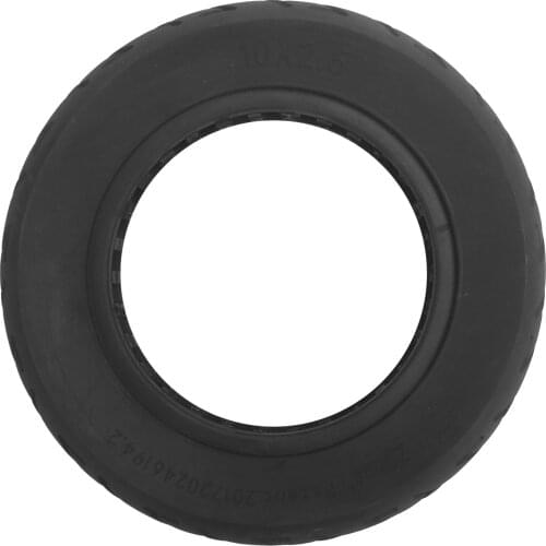 10*2.5 Solid with Honeycomb Tire for 10 Inch Electric Scooters Wheel Parts/Anti-slip Rubber Non-Pneumatic with Durable Rubber