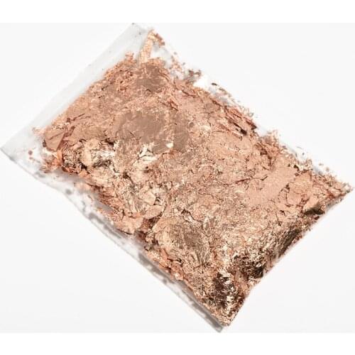 20g Gold Foil Flakes,Metal Leaf Flakes Gold Nail Glitter Flakes Flakes Metallic Leaf for Nails (Gold, Silver, Copper),y77