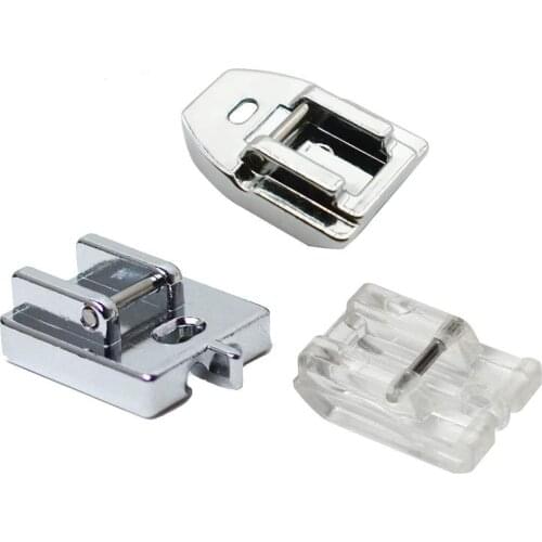3pcs Style Concealed Invisible Zipper Sewing Machine Presser Foot for Low Shank Singer,Brother,Babylock,Kenmore,Juki,NewHome etc