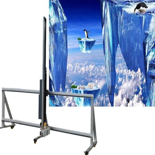 3D Logo Advertisement Vertical Wall Inkjet Printer cheap