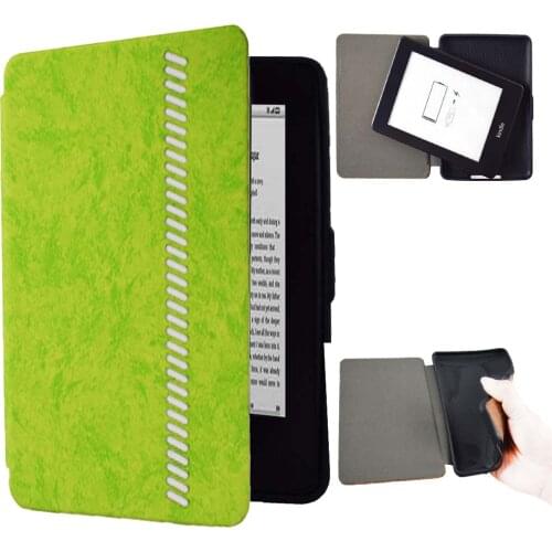 TPU Silicone pu leather kindle model DP75SDI case cover for Kindle Paperwhite 1 2 3 ebook ereader