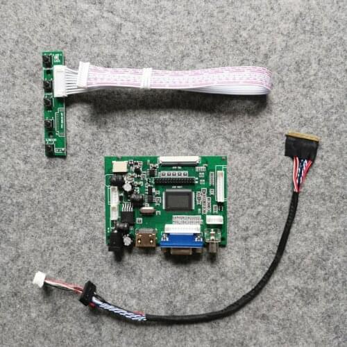 For B156HB01/B156HTN01/B156HTN02/B156HTN03 screen Kit 1920*1080 WLED laptops VGA+AV LCD controller drive board 40-Pin LVDS