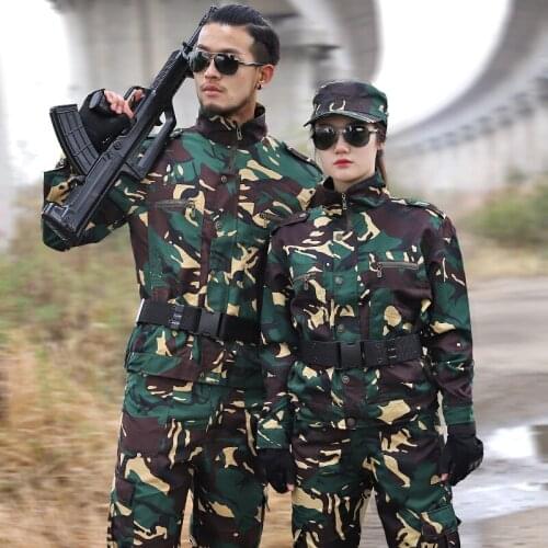 Outdoor Special Forces Man Military Unifroms Summer Hunter Soldier Tactical Cobat Army Suit Camouflage Airsoft 2PCS Outfits