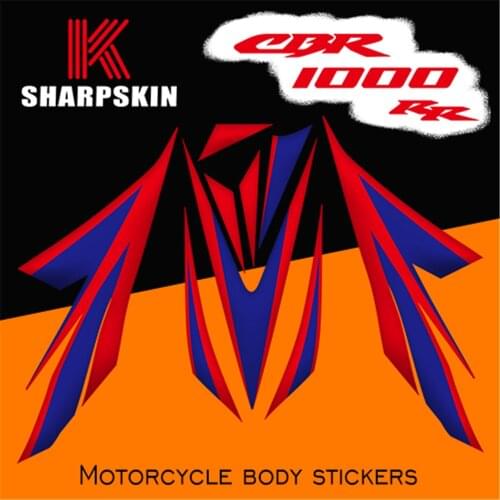 KSHARPSKIN motorcycle sticker fairing reflective vehicle kit decal for Honda CBR1000RR CBR1000 RR 2012