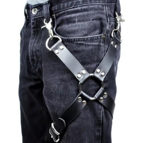 Western style hot sale leggings leather pants Fashionable leg leather accessories Jeans leather accessories