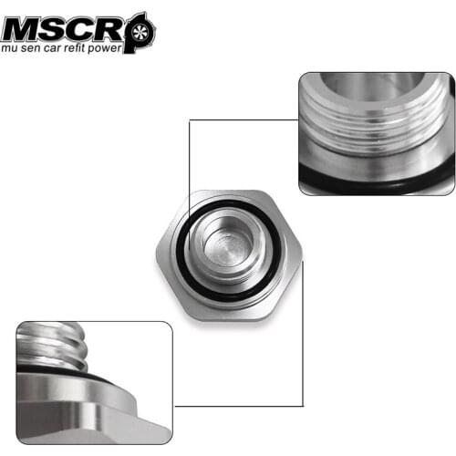 MSCRP For 1979-2004 Mustang Hex Billet Aluminum Oil Cap Satin MSCRP-YX02844