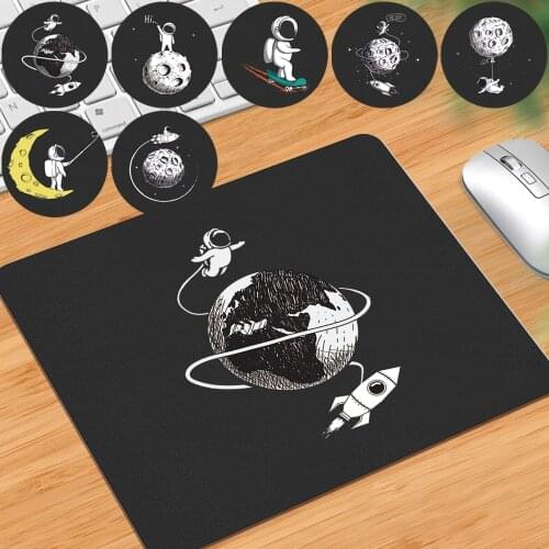 Mouse Pad Game Gamer Mouse Pad Smooth Waterproof PU Leather (Computer/ Laptop )Mouse Pad Astronaut Pattern Durable Mat