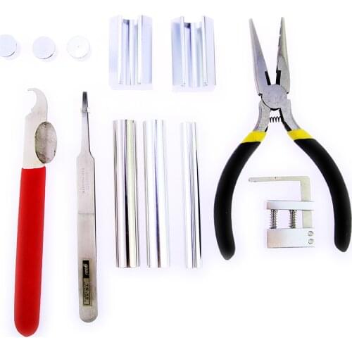 12 in 1 HUK Lock Disassembly Tool Professional Locksmith Tools Kit Locksmith Supplies