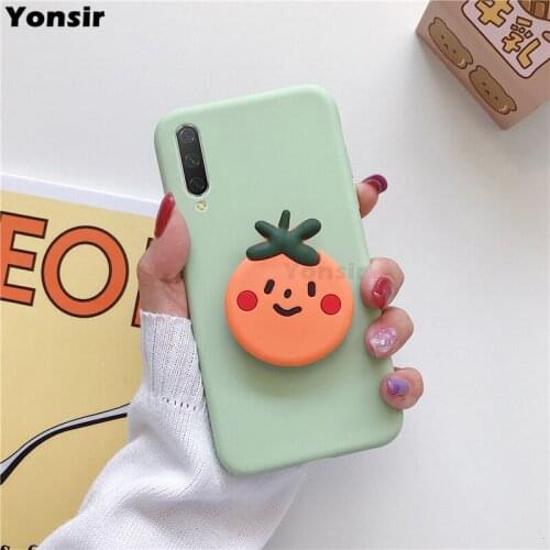 For Xiomi Xiaomi mi 9 Lite Silicone Case Cartoon Phone Holder Cover For Xiaomi MI 9 mi9 Lite mi9lite 9lite 9se Ring Stand Cases
