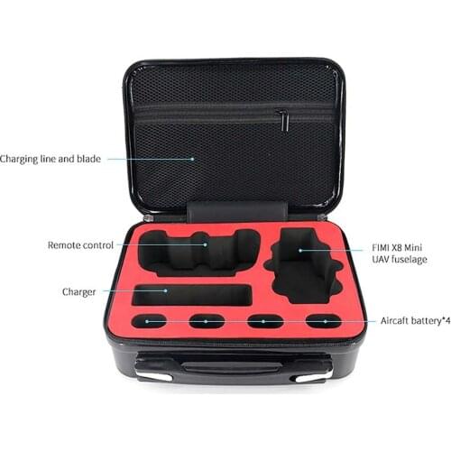 Protective Box Suitcase Waterproof Storage Bag for FIMI X8 MINI Dust-Proof Handbag for Drone Full Set Accessories