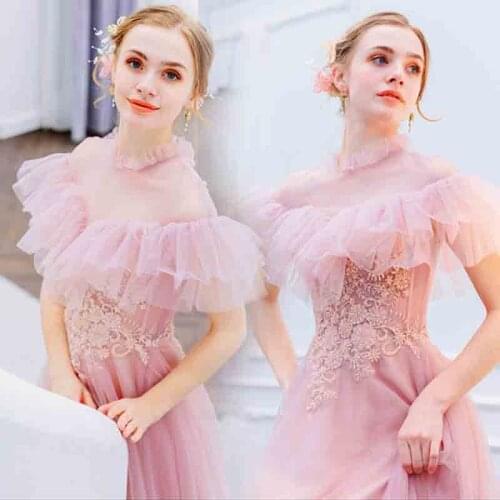 Large Size 5XL Pink Evening Party Dress Custom Luxury Wedding Bridal Formal Dress Birthday Gift For Lady Plus Size 6XL 5XL 4XL