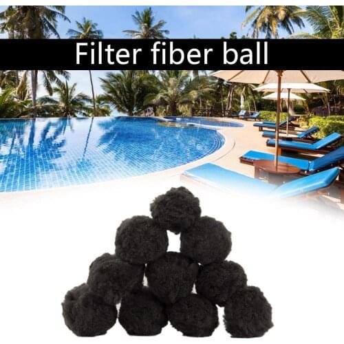 200/500g Filter Balls Water Purification Fiber Ball Filter Deoiling Fiber Ball Swimming Pool Spa Practical The filter cartridge