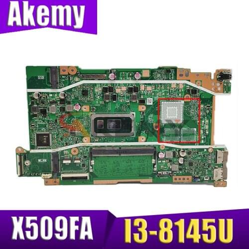 For ASUS Vivobook X509FA-EJ239T X509F X509FB X509FJ X509FL Laotop motherboard X509FA original mainboard w/ I3-8145U CPU test ok
