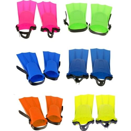 Diving Flippers Diving Fins Adjustable Swim Fins Training Long Flippers Scuba Diving Swimming Snorkeling With Adjustable Strap