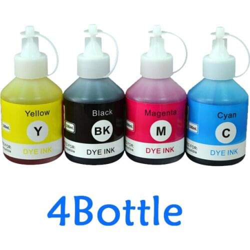Universal Dye refill Ink kit For Brother DCP-T300 500W T700W T800W Printer 4 Colors Ink Refill ink for brother DCP-T300 500W