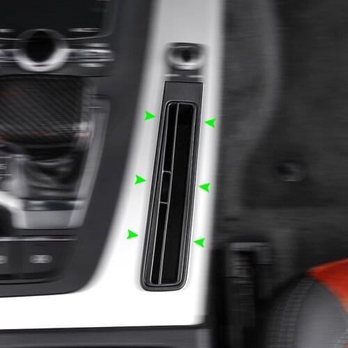 For Audi Q5 2019 Plastic Car Center Control Parking Credit Card Slot Storage Holder Cover