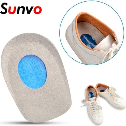 SEBS Heel Spur Pad Half Insoles for Foot Plantar Fasciitis Achilles Tendonitis Care Pain Relief Insole Inserts Dropshipping Pads