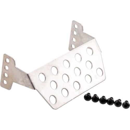 RC Cars Aluminium Alloy Front Rear Chassis Armor Protection Plate For 1/10 1:10 RC Crawler Car Traxxas RC4WD TRX-4 TRX4 T4