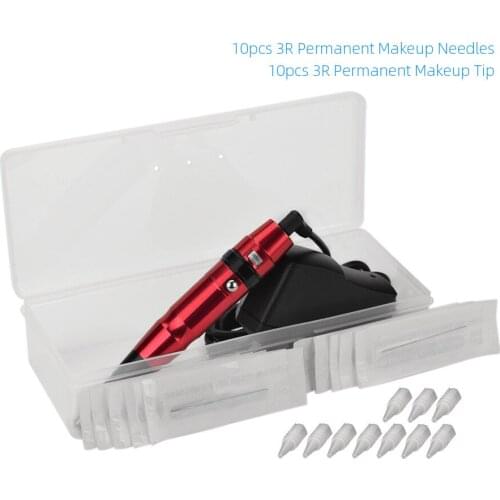 ATOMUS Permanent Makeup Pen for Lip and Microblading Eyebrow Motor Machine Professional Eyebrow lip Tattoo kit with US Cable