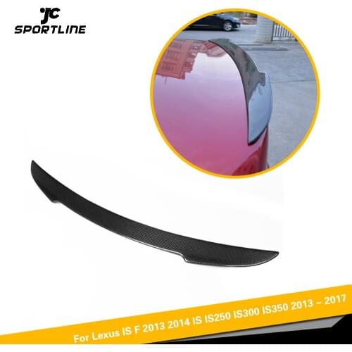 Carbon Fiber Auto Car Rear Trunk Lip Spoiler Wing for Lexus IS F 2013 2014 IS IS250 IS300 IS350 2013 - 2017
