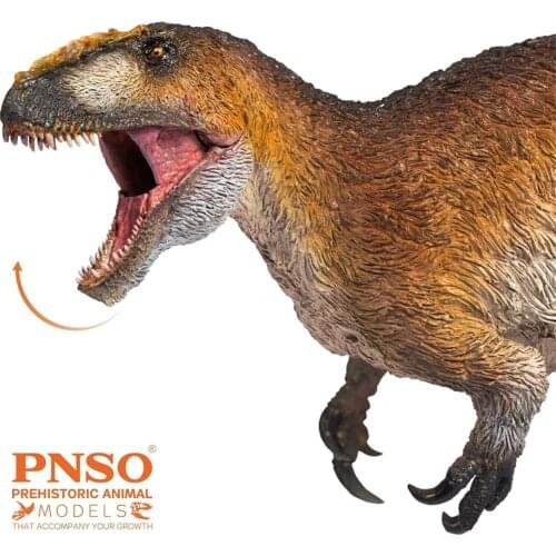 IN STOCK! PNSO Yutyrannus Yinqi Figure Dinosaur Model Proceratosaurus Prehistoric Animal Collector Decoration Adult Toy Gift
