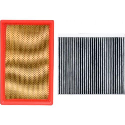 Air Filter Cabin Filter For Changan EADO Hatchback 1.6L JL478QEJ 2013 2Pcs Car Filter OEM 1109013-W01 8100103-W01