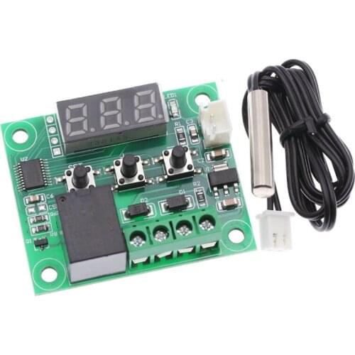 W1209 DC 12V Digital Temperature Controllear Thermostat Switch Plate W1209 Case