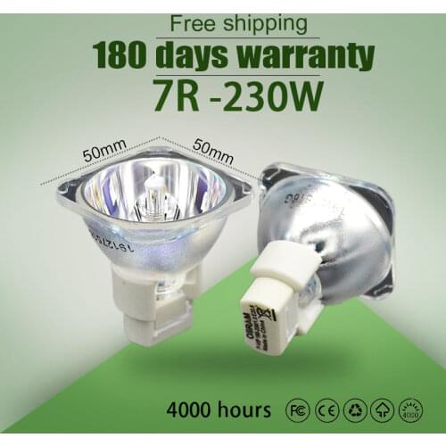 7R Replacement P-VIP 180-230/1.0 E20.6 Platinum MSD for Osram180-230W 7R R7 Beam Lamp Bare Bulb Stage Moving Head Lightin
