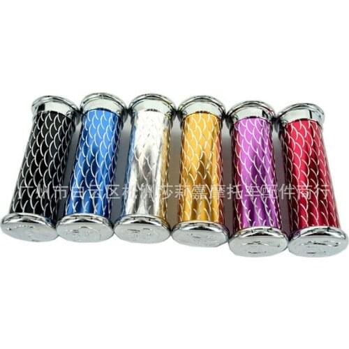 1 pair 7/8'' Motorbike Handle Bar Grip Aluminum Handlebar Grip Modified Handle Grips Scooter ATV Universal Moto parts for Honda