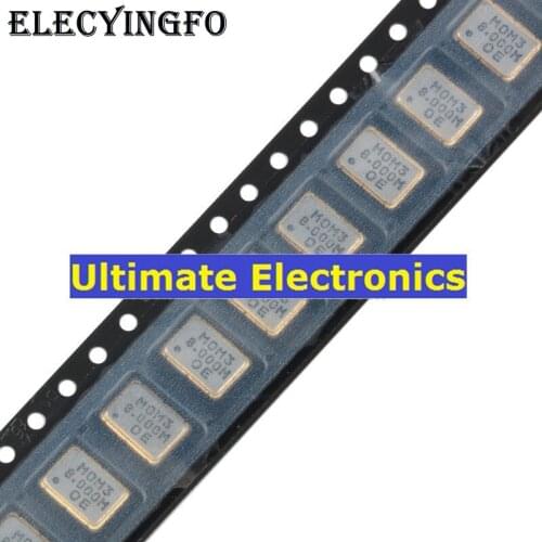 10pcs SMD Active Crystal 7050 8MHz 25PPM 3.3V 5*7mm 4feet 5070 Resonator