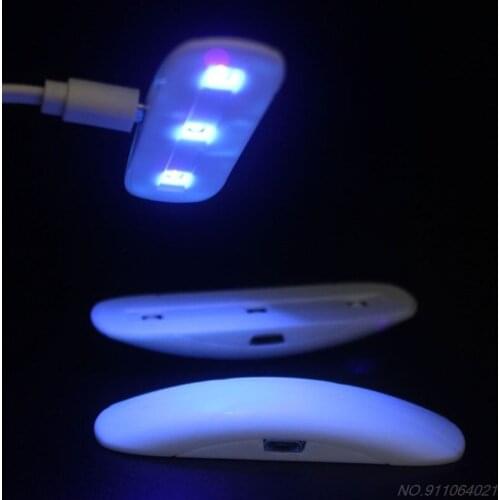 3W LED UV Curing Lamp 395NW UV GEL Curing Lights UV Resin Nail Art Dryer LED Light USB Charge Jewerly Making Tool F3 21 Dropship