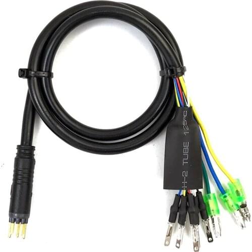 1Pcs 60cm E-Bike 9Pin Motor Convert Extension Cable Cord Waterproof Connector for Bafang Front Rear Wheel Hub Motors