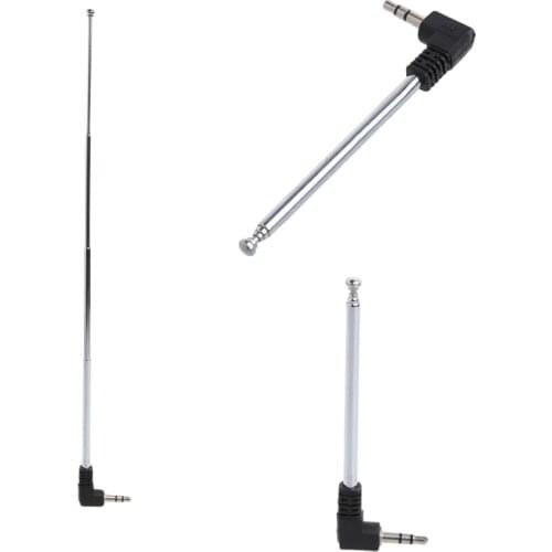 3.5mm Radio Receiver Antenna Stainless Steel Multi-Purpose Interface FM Radio