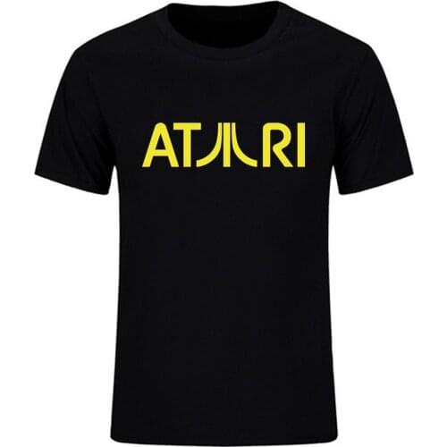 Atari printed Men Tshirt arcade enthusiast Atari Games clothing T shirt men summer fashion short-sleeved street popular T-shirt
