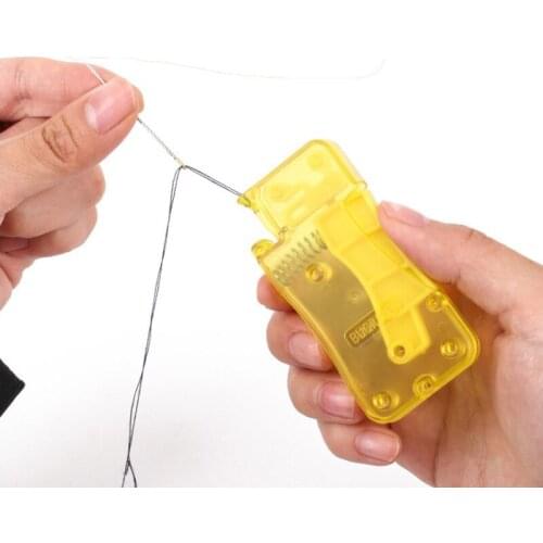 Automatic Needle Threader Sewing Needle Device Hand Machine DIY Tools Household Stitch Insertion Elderly Sewing Accessories